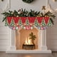 thumbnail image 4 of Banner de chimenea, decoraciones navideñas, invierno, Navidad, pancartas de repisa de chimenea, fondo de tela, decoración navideña, bufanda de chimenea, decoraciones de Halloween, decoración de otoño,, 4 of 6