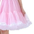 thumbnail image 3 of Betivan Women's Extended Puffed Dance Skirt, Fashion Long Crinoline Petticoat, Fluffy Skirt, 3 of 5
