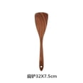 thumbnail image 1 of ¡Campaña con descuento!Utensilios de cocina de teca natural: cucharas y utensilios de cocina de sujeción cómoda, utensilios de cocina, utensilios de cocina de madera para cocina, utensilios de cocina, 1 of 2