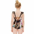 thumbnail image 4 of Himiko Toga Girls Swimsuit Ruffle One-piece Beachwear Kids Cute Swimwear Summer Bathing Suit 7-9Y（120cm）, 4 of 8