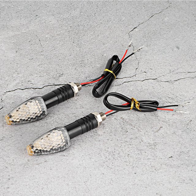 Luz de señal de giro luz de señal de giro led lámpara de señal de giro lámpara de señal de giro de motocicleta luz de señal de giro de motocicleta 1 par 10LED indicador de ANGGREK Otros