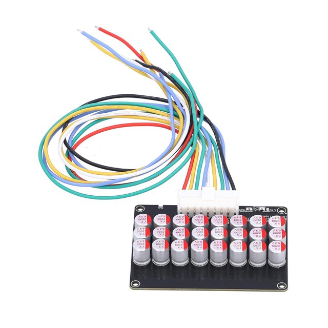 HUGFEGWE Active Equalizer Whole Group Balancer Lifepo4 Lipo Lithium Active Battery Energy Transfer Active Equalization Module for LFP LTO (8S) CJB91-110521