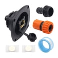 thumbnail image 1 of koolsoo RV City Water Inlet with Check Compact Replacement for Caravans RV Boat black, 1 of 9
