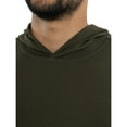 thumbnail image 6 of X RAY JEANS Mens Long Sleeve Hooded T-Shirt, Army Green, M, 6 of 7