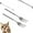 Fork*2, variant on Extra Long Fork Prank, Extension Forks, Extendable Forks Prank, Telescoping from 8.7" To 25", Extendable Stainless Steel Dinner Fruit Dessert for Meal and Have Fun (Fork*2)