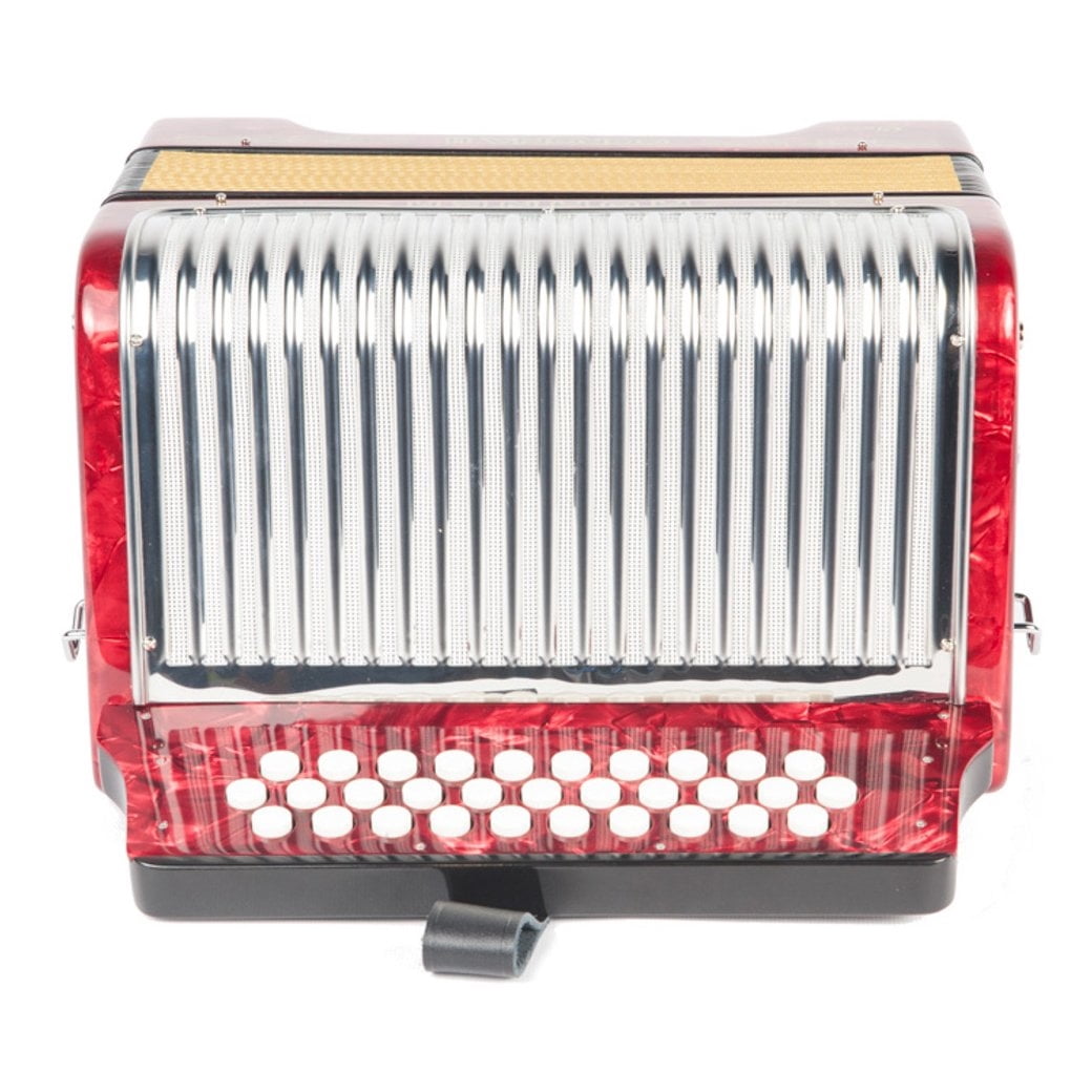 Hohner 3523GR Corona II Classic Accordion (GCF Keys, Pearl Red)