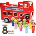 thumbnail image 5 of Brybelly TVEH-009a Double-Decker Tour Bus Wooden Wheels, 5 of 5