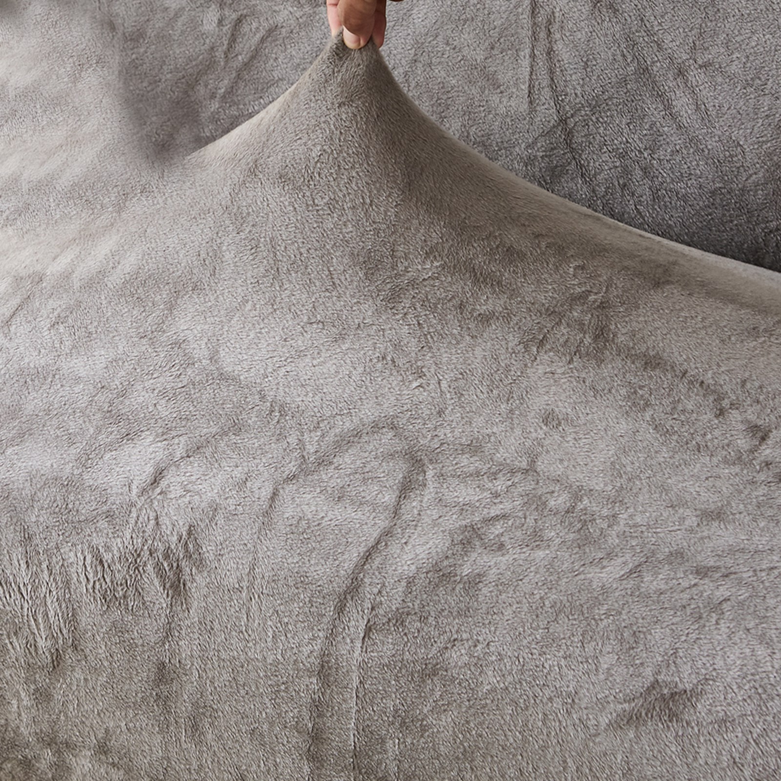 Thick Plush Futon Cover Stretch Armless Sofa Bed Slipcover Soft Couch Sofa Cover Futon Slipcover - image 5 of 5
