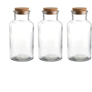 Accguan 33oz Glass Jars with Regular Lids, Mason Jar With Airtight Lids,  Clear Glass Jar Ideal for Jam,Honey,Shower Favors,Wedding Favors, 12pack