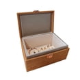 thumbnail image 6 of Imitation Wood Storage Box with Hinged Lid,Decorative Home Organizer for Jewelry or Small Keepsakes 7.2 × 5.12 × 3.74 in, 6 of 7
