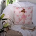 thumbnail image 3 of Carolines Treasures BB5177PW1414 Ballerina Brunette Point Fabric Decorative Pillow  14Hx14W multicolor, 3 of 4