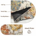 thumbnail image 6 of 2'x6' Rug Runners for Hallways Kitchen, Retro Morocco Non Slip Entryway Beside Floor Carpet Runner, Boho Shabby Abstract Geometric Aesthetic Washable Laundry Room Bedroom Throw Rugs Mat, 6 of 8