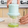 thumbnail image 2 of Kitchen Simple Fruit Squeezer Multi-function Hand Pressure Fruit and Vegetable Juicer Mini Fruit Squeezing Machine Convenient Kitchen Tool Accessories (Blue), 2 of 8