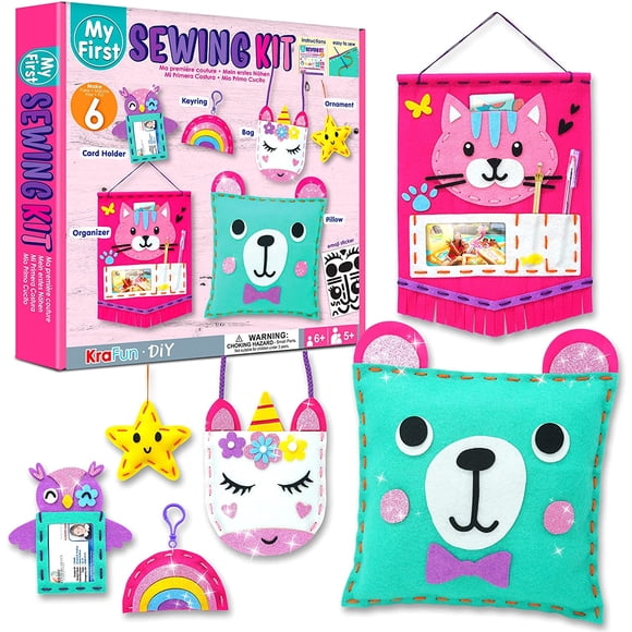 KRAFUN Beginner Mi primer kit de costura para ninos Arte y m KRAFUN KRAFUN