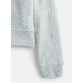 thumbnail image 3 of Athletic Works Girl's Active Core Fleece Crewneck Sweatshirt, Sizes 4-18 & Plus, 3 of 3