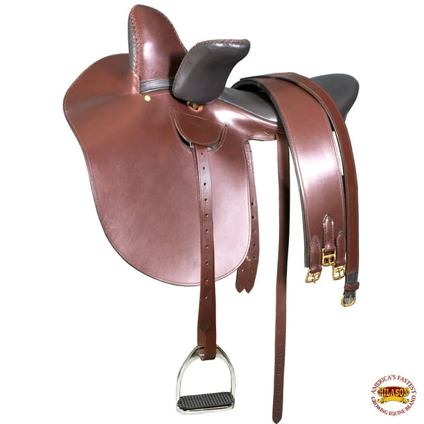 English Side Saddle Horse Riding Tack Brown Leather Hilason Walmart