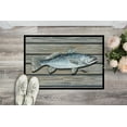 thumbnail image 2 of Carolines Treasures 8494-MAT Tapis de Porte Extérieur Intérieur Truite Mouchetée Poisson 18 x 27 Po, 2 of 4