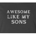 thumbnail image 2 of 9 Crowns Tees Men's Awesome Daughter Kids Son  T-Shirt (AwesomeSons-JChar), 2 of 3