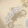 thumbnail image 5 of DONGGWTS Rain&Star Bridal Hair Clip Silver Bridal Hair Clips Hair Accessories Pearl Wedding Comb Snap Clips For Hair Black Hair Clip Little Clips For Hair Hair Accessories Clips For Hair￼ Hair, 5 of 8