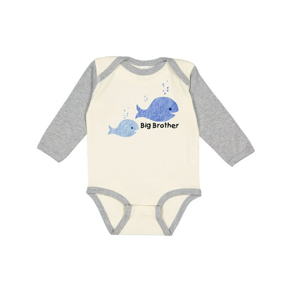Inktastic Big Brother with Lil' Brother Boys Long Sleeve Baby Bodysuit