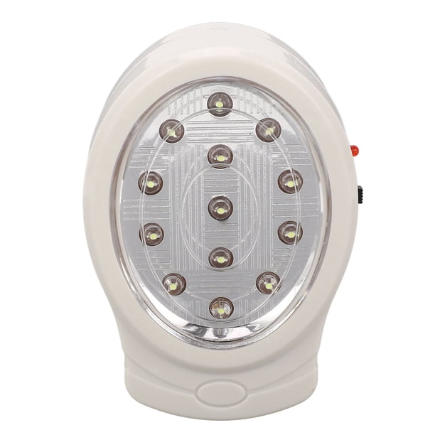 Luz de Emergencia Lideró A Recargable de 2 W, Ajuste de 2 Velocidades, Ahorro de Energía, Luz de Falla de Energía Enchufable para Vieges en Casa, Oficina, Luz Blanca Fría,