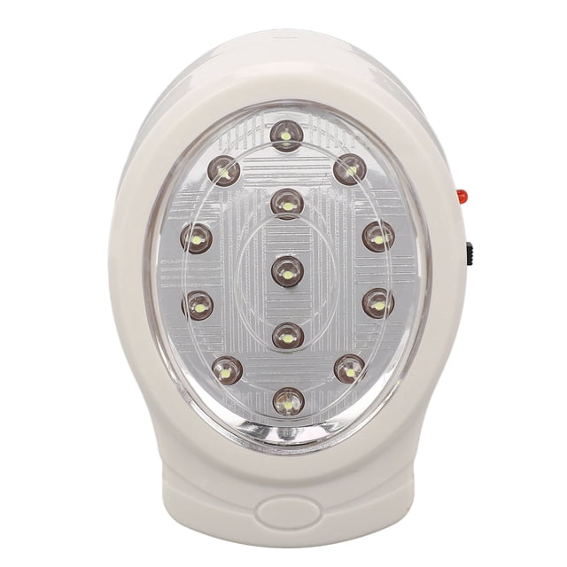 Luz de Emergencia Lideró A Recargable de 2 W, Ajuste de 2 Velocidades, Ahorro de Energía, Luz de Falla de Energía Enchufable para Vieges en Casa, Oficina, Luz Blanca Fría,