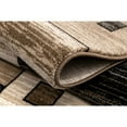 thumbnail image 6 of 3â€™ x 8â€™ Beige and Brown Geometric Runner Rug, 6 of 10