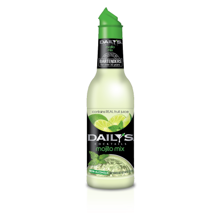 Daily's Cocktails Mojito Non-Alcoholic Cocktail Mix, 1 L Bottle