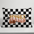 thumbnail image 5 of Creative Products Spooky Season Check Pattern 14 x 20 Spun Poly Pillow, 5 of 9