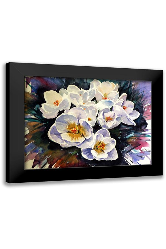Kovacs, Anna Brigite 14x11 Black Modern Framed Museum Art Print Titled - Crocus