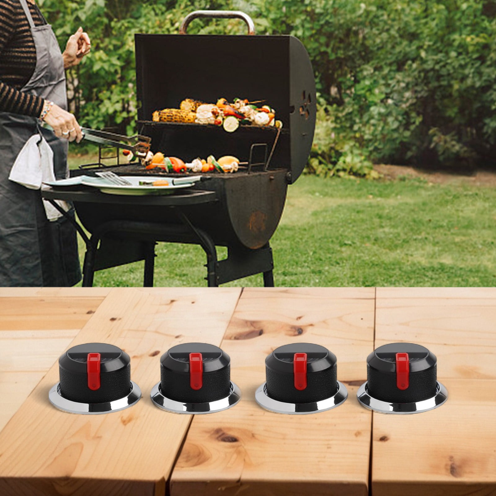 4pcs 58mm diameter knob for stoves and grills: reliable and for