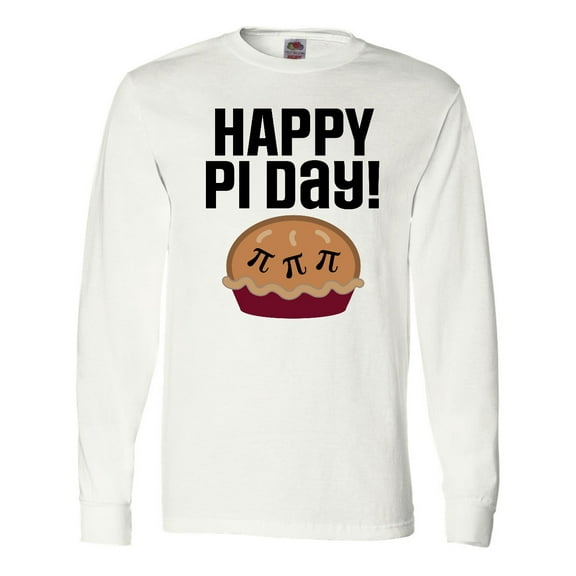 Inktastic Happy Pi Day Math Holiday Long Sleeve T-Shirt