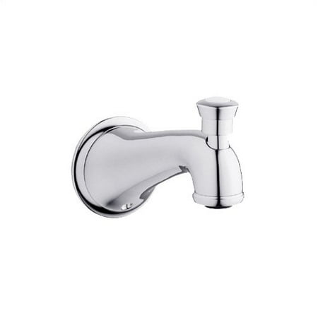 Grohe Chrome Bathroom Tub - Grohe 13603000 Seabury Wall Mount Tub Spout with Diverter