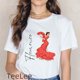 thumbnail image 5 of Camisetas con estampado de Flamenco de España para mujer, camisetas de bailarina, camiseta de Manga de verano, camiseta divertida con gráfico para mujer, 5 of 5