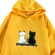 thumbnail image 3 of Sudadera con capucha de mujer Yuyangstore Amarillo xxl, 3 of 4