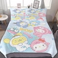 thumbnail image 1 of Juego de ropa de cama de dibujos animados para niños, edredón, funda de almohada, edredón de Anime, Kawaii, Cinnamoroll, Sanrio, 1 of 4
