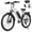 White, variant on VIPDRIVE 26" Electric Bicycle for Adults & Women, Peak 750W Motor E-Bikes, 48V 7.8Ah Battery, 7-Speed, City Cruiser E-Bike, LCD Display, 50 Mi Range(UL2849)