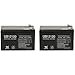 thumbnail image 3 of Batterie de Remplacement 12V 12Ah pour Fauteuil Roulant Pride - Lot de 2, 3 of 4