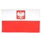 thumbnail image 1 of Bandera AZ FLAG Polonia con águila 250x150 cm 100D Poliéster, 1 of 6