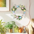 thumbnail image 2 of Moocorvic Easter Wreath, Easter Colored Eggs Spring Wreaths for Front Door Farmhouse Easter Decorations Party Supplies, 2 of 6