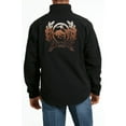 thumbnail image 2 of Cinch Men's Bonded Softshell Jacket Black X-Large  US, 2 of 4