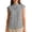 Z-Grey212, variant on JIAYUE Womens Stylish Blouse Hollow Out Design Lace Short Sleeve Semi Turtleneck Solid Color Fashion Casual Breathable Daily Wear Summer Tops For Ladies