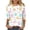 Multicolor, variant on Easter Tops for Women Eggs Print Funny Shirt 3/4 Sleeve Dressy Blouse Casual Round Neck Tshirts Easter Graphic Tees Holiday Tops
