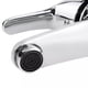thumbnail image 3 of Grifo de baño Lavabo Fregadero Grifo de una sola palanca Lavabo Mezclador de agua fría caliente Zinc, 3 of 8