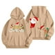 thumbnail image 1 of WILLBEST Sudadera con Capucha Merry Christmas para Mujer Sudadera con Capucha con Estampado Navideño Divertido Camiseta Navideña Informal de Manga Larga 367 Grande, 1 of 4