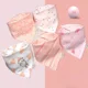 thumbnail image 3 of Toalla de Saliva para bebé, bufanda triangular, Bandana de algodón puro, Baberos impermeables, paño absorbente para recién nacidos, niños y niñas, bufanda para Saliva, 5 uds., 3 of 6