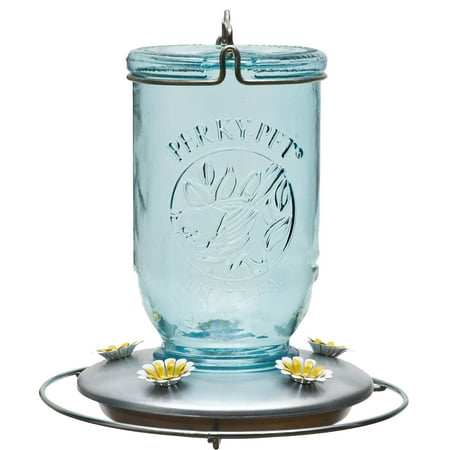 Perky-Pet 32 oz Mason Jar Hummingbird Feeder (Best Time To Hang Hummingbird Feeder)