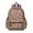 Paisley and Damask White Pattern, variant on Paisley and Floral Purple Pattern Cute School Backpack with Padded Back and Adjustable Shoulder Straps 13.4"x11"x4.7"