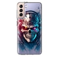 thumbnail image 1 of MUNDAZE Samsung Galaxy S21 FE Cyberpunk Machine Headphones Skull Double Layer Phone Case Cover, 1 of 6