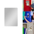 thumbnail image 3 of 5x7in Rectangle Magnetic Locker Mirror for School Bathroom Cabinet Refrigerator, 3 of 10